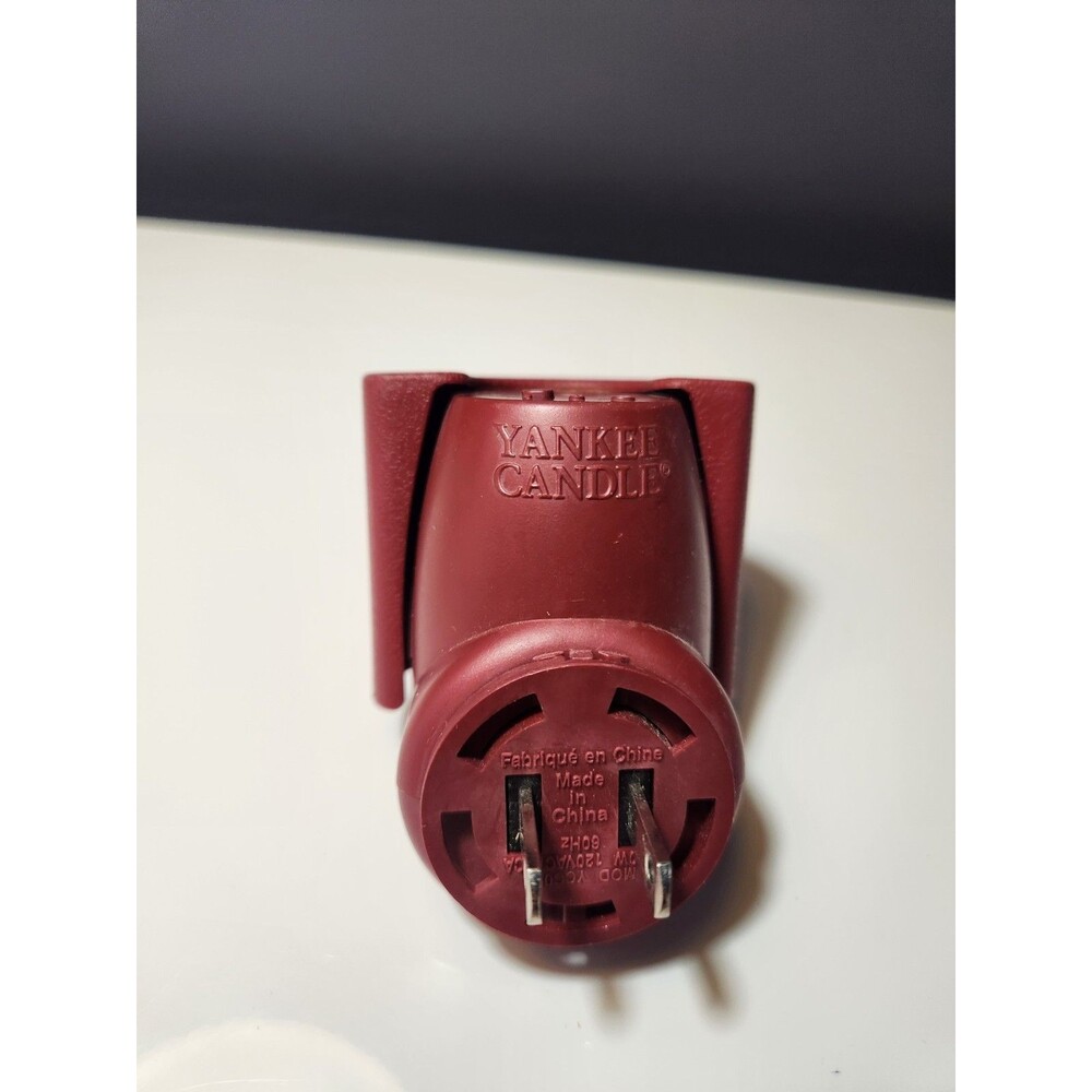 Yankee Candle Plug-In Diffuser Base Only Burgundy Holly Berries Cranberry